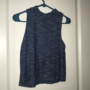 high neck cropped tank!